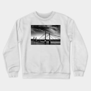 Albert Bridge River Thames London Crewneck Sweatshirt